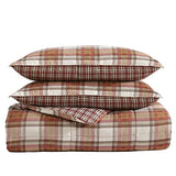 Eddie Bauer - Queen Comforter Set, Soft & Reversible Alt Down Bedding, Medium Weight for Year Round Comfort, 3 Piece Bed Set with Matching Shams (Edgewood Red) Eddie Bauer