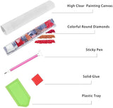 Bysincy Custom Football Diamond Painting with Name and Number, Customized Sports Fan Flag Painting with Helmet, Personnalized Football Diamond Art for Home Decor (32 Design Styles) Bysincy