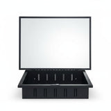 NLShan Black Metal Medicine Cabinet with Mirror for Bathroom NLShan