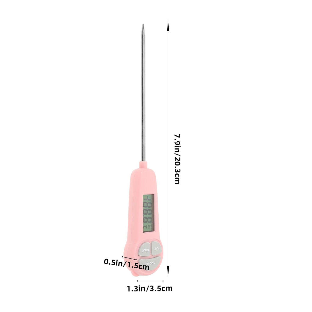Kisangel Digital Meat Thermometer Cooking Instant Read Temp Probe 30℃~300℃ Read Digital Cooking Candle Liquid Making for Oil Deep Fry Oven Kisangel