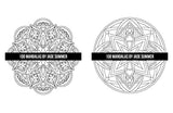Mandala Coloring Book: For Adults with 100 Magical Mandalas WoodArtSupply