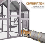 Cat House Outdoor Catio Extra Large Cat Enclosures with Waterproof Cover,Perfect for Cats Playpen GUTINNEEN