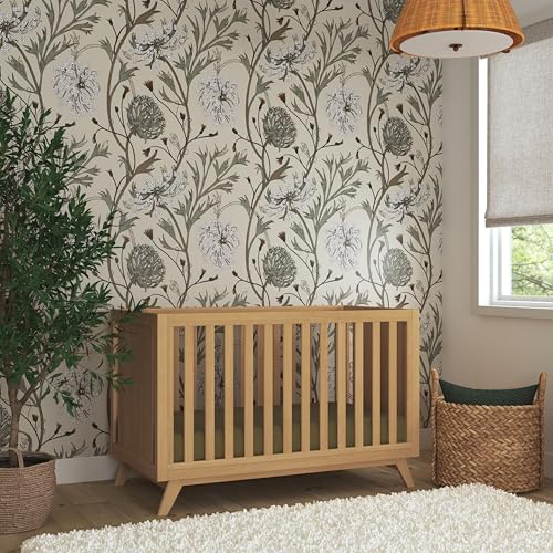 DaVinci Otto 3-in-1 Convertible Crib in Honey, Greenguard Gold Certified DaVinci