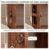 YYJ Makeup Vanity Desk with Large Mirror and Lights&Charging Station,3 Lighting Modes,Desk Vanity with 8 Storage Drawers and 8 Shelves,Makeup Table for Bedroom,Dressing Table with Nightstand,Walnut YYJ