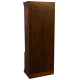 Crafters and Weavers Legacy 4 Stack Barrister Bookcase - Brown Walnut Crafters and Weavers