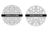 Mandala Coloring Book: For Adults with 100 Magical Mandalas WoodArtSupply