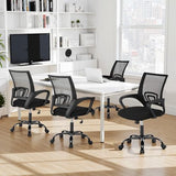 BestOffice Office Chair Ergonomic Cheap Desk Chair Mesh Computer Chair Lumbar Support Modern Executive Adjustable Stool Rolling Swivel Chair for Back Pain (Black) BestOffice