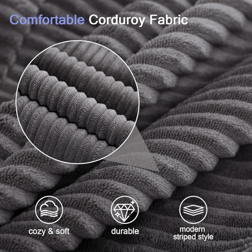 MeMoreCool Folding Foam Futon Mattress Queen, Foldable Japanese Floor Mattress, Sleeping Mat Pad for Adults Guests Sleepovers, 3 in Thick Tatami Mat Portable Shikibuton, Dark Grey MeMoreCool
