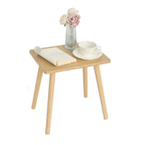 AWASEN Side Table, Small End Accent Table for Living Room Bedroom Office Small Spaces, Modern Wood Side Table Nightstand with Solid Wood, Easy Assembly, (Natural) AWASEN