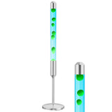 Kyzfy 47.5-Inch Liquid Motion Lamp,Magma Lamp, Mood Relaxation Light，Suitable for Home Decoration,Office Decoration, Cafes,Bars,Etc (Blue Water Green Wax, 47.5 inches) Kyzfy