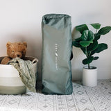 Baby Delight Lunaire Full Size Crib | Breathable Mesh Baby Crib | Tool-Free Assembly Baby Bed | 100% GOTS Certified Organic Cotton Fabric | Organic Sage