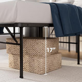 Zinus Premium SmartBase 4 Extra Inches high for Under-bed Storage/Mattress Foundation/Platform Bed Frame/Box Spring Replacement/Quiet Noise-Free, Queen, Black (OLB-SB13-18Q) Zinus