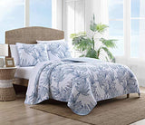 Tommy Bahama - Queen Quilt Set, Reversible Cotto Bedding with Matching Shams, Super Soft Bedding Set (Kayo Blue, Queen) Tommy Bahama