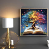 Tree of Life Diamond Art Kits for Adults,Full Drill Round 5D DIY Diamond Painting for Beginner,Tree Paint by Diamonds Easy Diamond Dot Gem Arts Crafts for Home Decor Gift 11.8x11.8 Inches DIYDECORFUN