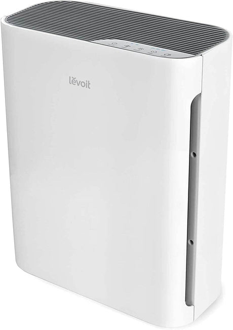LEVOIT Air Purifiers for Home Large Room, Main Filter Cleaner with Washable Filter for Allergies, Smoke, Dust, Pollen, Quiet Odor Eliminators for Bedroom, Pet Hair Remover, Vital 100, White LEVOIT