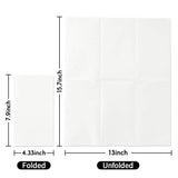 Vplus 400 Pack Premium Quality Guest Towels Disposable Dinner Napkins Soft, Absorbent, Party Napkins for Wedding Reception,Parties, Dinners or Catering Events，and Everyday Use (White, 400) Vplus