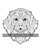 Amazing Dogs Coloring Book: Beautiful Dogs, Adorable Puppies, and Relaxing Designs for Adults and Teens WoodArtSupply