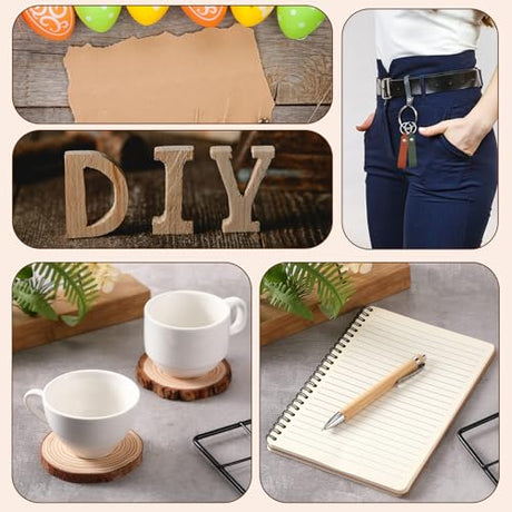 Tondiamo 76 Pcs Laser Material Explore Kit for Laser Engraving Materials Accessories Including Wood, Metal, PU Leather, PVC Materials for Laser Engraver Crafting Supplies Tondiamo