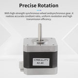 Creality Official 42-40 Stepper Motor, 3D Printer X/Y-Axis Extruder Stepping Motor 2 Phase 1A 1.8 Degree 0.4 N.M, Compatible with CR-10 Series and Ender-3 Series X/Y/E-axis （D-Shape） Creality