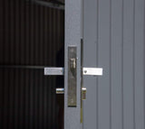 Sojag 12' x 30' Everest Galvalume Steel with Extra Tall Walls Garage Storage Building, Charcoal Sojag