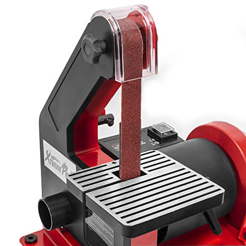 XtremepowerUS 1" X 30" Belt / 5" Disc Sander Polish Grinder Sanding Machine Work Station - WoodArtSupply