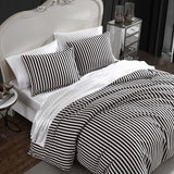 Betsey Johnson - King Duvet Cover, Soft Bedding Set with Matching Shams, Ideal Bed Essentials (Wonderland Stripe Black, King) Betsey Johnson
