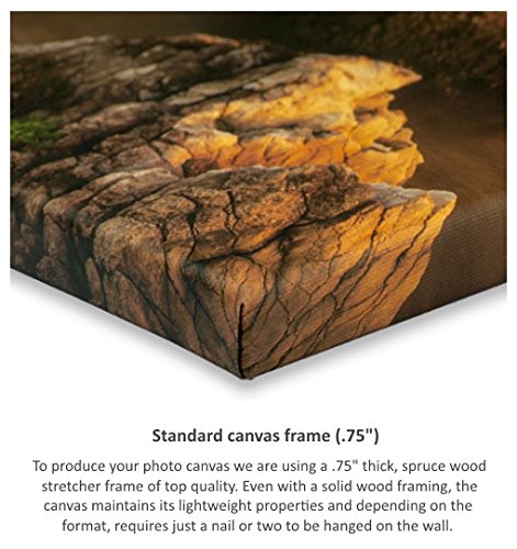 Photo.Gifts - Custom Canvas Prints with Your Photos 14"x10" - Customize with Your Picture & Text - Personalized Photo Canvas Prints Wall Art - Canvas Photo Stretched on Wooden Frame Photo.Gifts