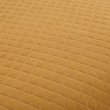 Lush Decor Ava Quilt Diamond Pattern Solid 3 Piece Oversized Bedding Blanket Bedspread Set - Full/Queen - Mustard Lush Decor