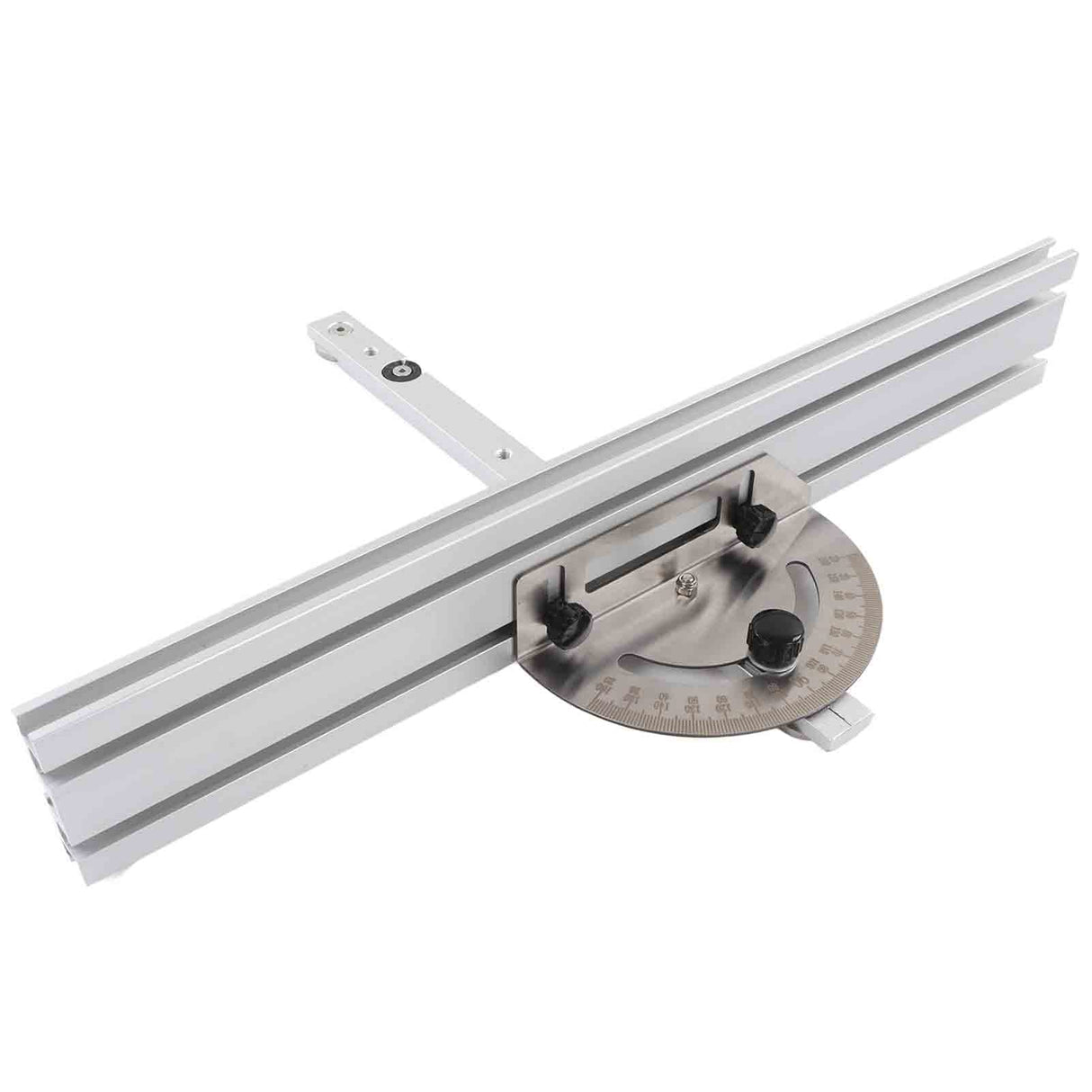 Miter Gauge Fence System, Miter Gauge Table Saw Miter Gauge System with Aluminum Alloy Miter Gauge and Fence, Table Saw Accessories Hilitand