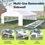 Quictent 20x30ft Party Tent Heavy Duty Outdoor Canopy Tent Carport Wedding Event Shelter BBQ Wedding Tents for Parties with Storage Bags(Church) Quictent