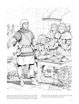 Life in a Medieval Castle and Village Coloring Book (Dover World History Coloring Books) Dover Publications