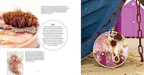 Abstract Embroidery: Slow stitching with texture, colour and creativity WoodArtSupply