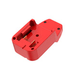 1x Adapter Fits Bauer 20v MAX Cordless Tools Compatible with Milwaukee M18 (Not Old V18) Red Lithium Batteries- Adapter Only X-Adapter