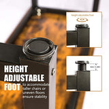 TOPSKY 59" Big Large Computer Office Desk 1.88" Thickness Desktop (Rustic Brown) TOPSKY