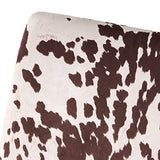 Christopher Knight Home Kassi Fabric Accent Chairs, 2-Pcs Set, Milk Cow Christopher Knight Home