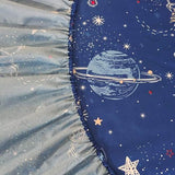 MAG 3 Pcs Full Bedding Set,Space Galaxy Sheets Planets Stars Full Sheet Set,for for Kids Teens Boys Girls and Space-Lovers,Super Soft Microfiber with 1 Fitted Sheet 14'' Deep Pocket and 2 Pillowcase. MAG