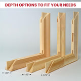 CanvasChamp Canvas Stretcher Bar - DIY Canvas Wood Frame Kit for Gallery Wrap Oil Painting Posters & Canvas Arts, Easy to Assemble (Set of 4, 11" x 14") CanvasChamp