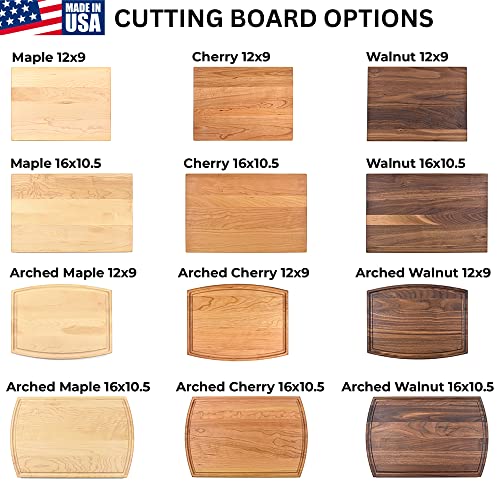 USA Made Personalized Cutting Board - Fathers Day, Birthday, Anniversary - Customized Gifts for Men, BBQ, Grill Accessories - Dad, Husband, Brother, Boyfriend, Papa - Custom Unique Mens Gifts - WoodArtSupply