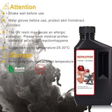 RepRapper Silver MetalShift 3D Printer Resin 405nm Fast UV-Curing Standard Photopolymer 3D Printing Resin with Metallic Shine for LCD Printer, Argent Aura 1000g RepRapper