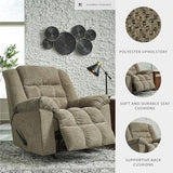 Signature Design by Ashley Kegler Contemporary Tufted Manual Rocker Recliner, Light Brown Signature Design by Ashley