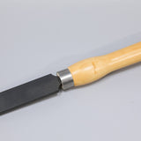 Robust, Nitrided HSS, 1 3/8" x 3/8" XL Spear Scraper For Woodturning with Maple Handle Robust