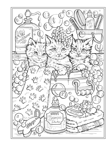 Creative Haven It's a Cat's World! Coloring Book (Adult Coloring Books: Pets)