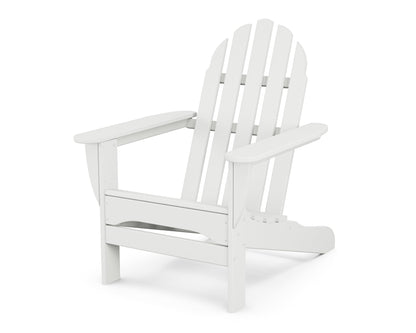 POLYWOOD AD4030WH Classic Outdoor Adirondack Chair, White