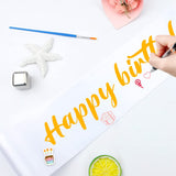 MDOZQ 6 Pcs Sash Blank Satin Sash Party Favors White Sash Plain Sash Bridal Shower Decorations Sashes For Birthday, Wedding, Graduation, DIY, Beauty Pageant, Hen Party, Homecoming, Make Your Own Sash MDOZQ