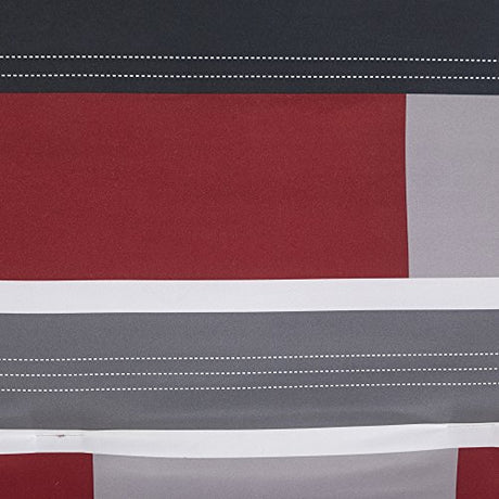 Comfort Spaces Casual Comforter Set Sporty Design, Vibrant Color, Active Lifestyle Boys Bedroom Décor, All Season Soft Microfiber Bedding Set, Decorative Pillow, Sham Black/Red Twin/Twin XL 3 Piece Comfort Spaces