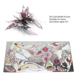 3D Metal Puzzle for Teens and Adults, DIY Butterfly Model Metal Craft Building Kit, Stainless Steel Assembly Toy, Flying Animal Puzzles Toys, Birthday New Year Gifts