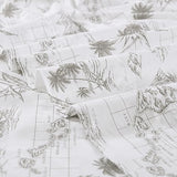 Tommy Bahama - Queen Sheets, Cotton Percale Bedding Set, Crisp & Cool, Stylish Bedding Set (Vintage Map Brown, Queen) Tommy Bahama