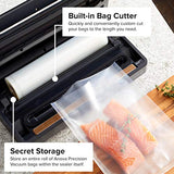 Anova Culinary Precision Vacuum Sealer Pro, Includes 1 Bag Roll, For Sous Vide and Food Storage, black, medium Anova Culinary