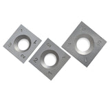 FOXBC 14mm Indexable Carbide Inserts Replacement for Grizzly H7319 Inserts and Grizzly Spiral Cutterhead Jointer Planer 14 x 14 x 2mm - 10 Pack FOXBC