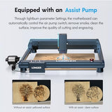 Longer B1 24000mW Laser Engraver,Equipped with auto air Assist, Camera kit,and 500mm Honeycomb Panel.High Speed 36000mm/min,Precise Cutting on Wood, Acrylic, and Stainless Steel. Longer